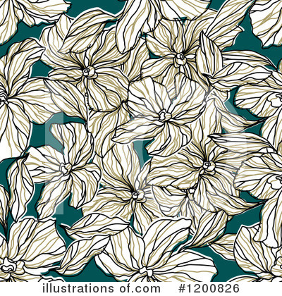 Royalty-Free (RF) Flower Clipart Illustration by Vector Tradition SM - Stock Sample #1200826
