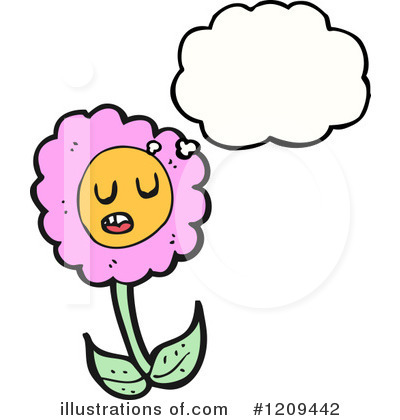 Royalty-Free (RF) Flower Clipart Illustration by lineartestpilot - Stock Sample #1209442