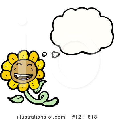 Royalty-Free (RF) Flower Clipart Illustration by lineartestpilot - Stock Sample #1211818