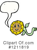 Flower Clipart #1211819 by lineartestpilot
