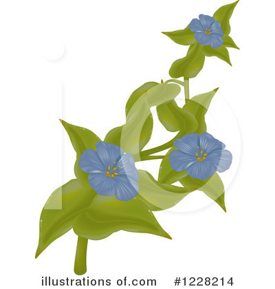 Royalty-Free (RF) Flower Clipart Illustration by dero - Stock Sample #1228214