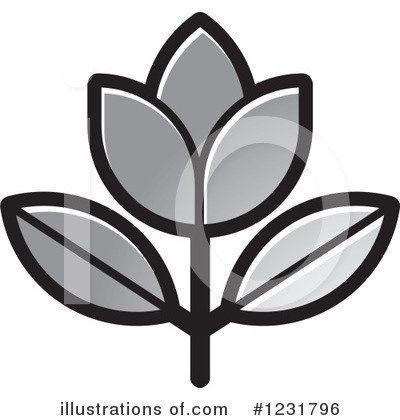 Royalty-Free (RF) Flower Clipart Illustration by Lal Perera - Stock Sample #1231796