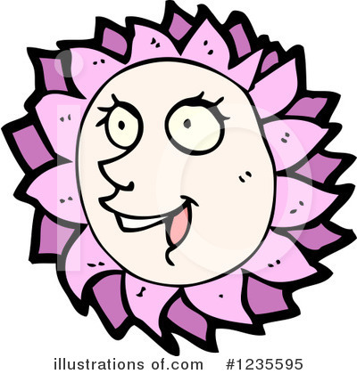 Royalty-Free (RF) Flower Clipart Illustration by lineartestpilot - Stock Sample #1235595