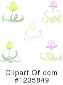 Flower Clipart #1235849 by lineartestpilot