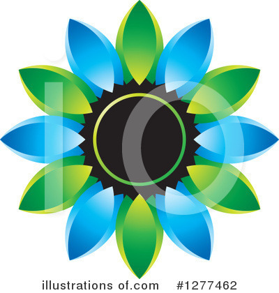 Royalty-Free (RF) Flower Clipart Illustration by Lal Perera - Stock Sample #1277462
