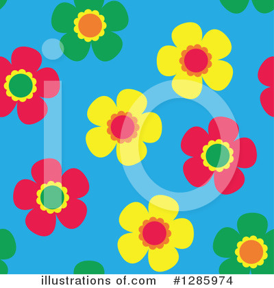 Royalty-Free (RF) Flower Clipart Illustration by Cherie Reve - Stock Sample #1285974