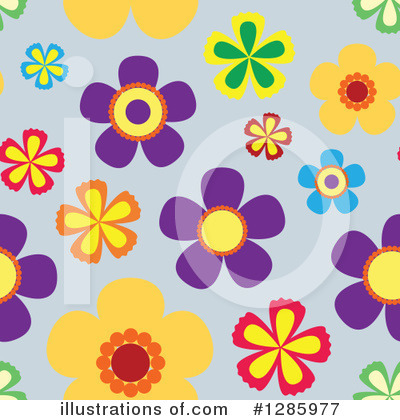 Royalty-Free (RF) Flower Clipart Illustration by Cherie Reve - Stock Sample #1285977