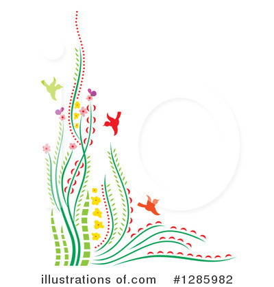 Flowers Clipart #1285982 by Cherie Reve