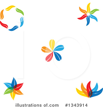 Royalty-Free (RF) Flower Clipart Illustration by ColorMagic - Stock Sample #1343914