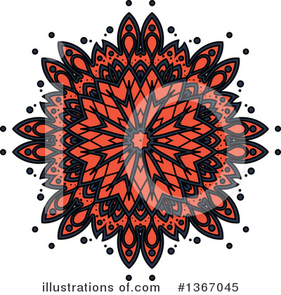 Royalty-Free (RF) Flower Clipart Illustration by Vector Tradition SM - Stock Sample #1367045