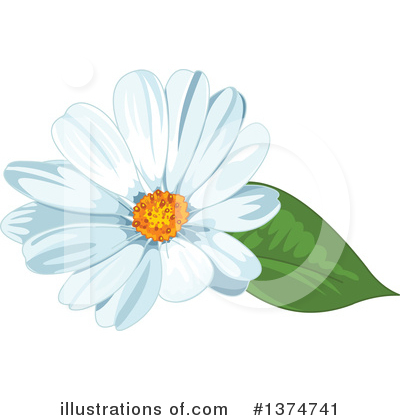 Royalty-Free (RF) Flower Clipart Illustration by Pushkin - Stock Sample #1374741