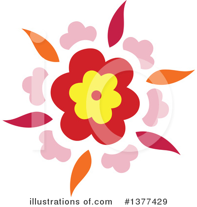 Floral Design Element Clipart #1377429 by Cherie Reve