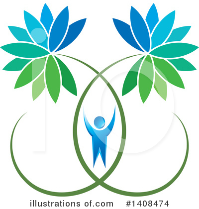 Royalty-Free (RF) Flower Clipart Illustration by Lal Perera - Stock Sample #1408474