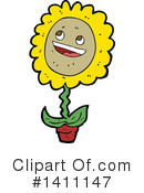 Flower Clipart #1411147 by lineartestpilot