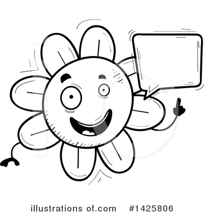 Royalty-Free (RF) Flower Clipart Illustration by Cory Thoman - Stock Sample #1425806