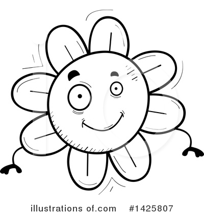 Royalty-Free (RF) Flower Clipart Illustration by Cory Thoman - Stock Sample #1425807