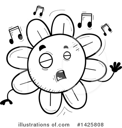 Royalty-Free (RF) Flower Clipart Illustration by Cory Thoman - Stock Sample #1425808