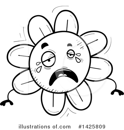 Royalty-Free (RF) Flower Clipart Illustration by Cory Thoman - Stock Sample #1425809