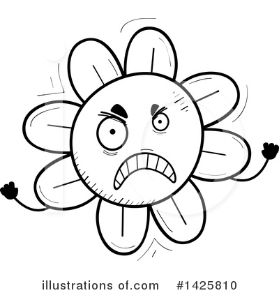 Royalty-Free (RF) Flower Clipart Illustration by Cory Thoman - Stock Sample #1425810