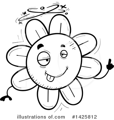 Royalty-Free (RF) Flower Clipart Illustration by Cory Thoman - Stock Sample #1425812
