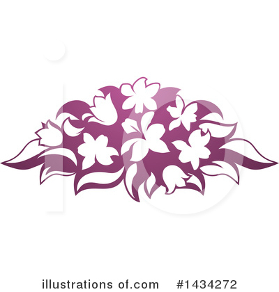 Royalty-Free (RF) Flower Clipart Illustration by AtStockIllustration - Stock Sample #1434272