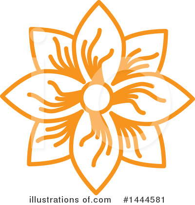 Royalty-Free (RF) Flower Clipart Illustration by ColorMagic - Stock Sample #1444581