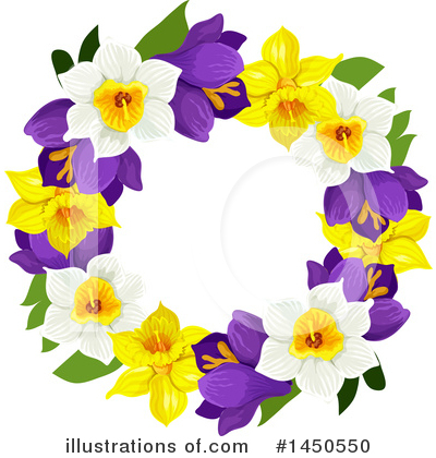 Royalty-Free (RF) Flower Clipart Illustration by Vector Tradition SM - Stock Sample #1450550