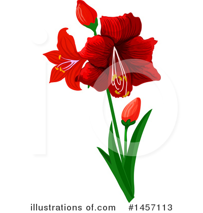 Royalty-Free (RF) Flower Clipart Illustration by Vector Tradition SM - Stock Sample #1457113