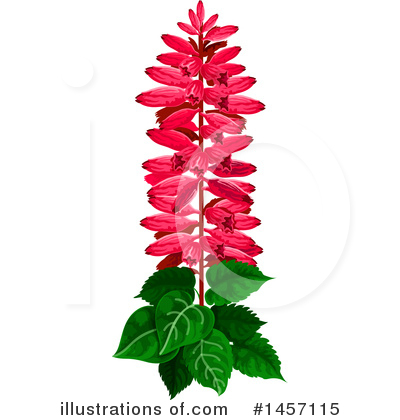 Royalty-Free (RF) Flower Clipart Illustration by Vector Tradition SM - Stock Sample #1457115