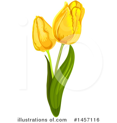 Royalty-Free (RF) Flower Clipart Illustration by Vector Tradition SM - Stock Sample #1457116