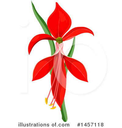 Orchid Clipart #1457118 by Vector Tradition SM