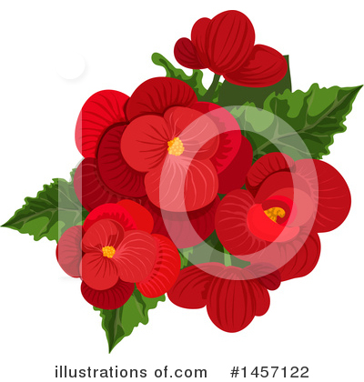 Royalty-Free (RF) Flower Clipart Illustration by Vector Tradition SM - Stock Sample #1457122