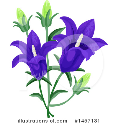 Royalty-Free (RF) Flower Clipart Illustration by Vector Tradition SM - Stock Sample #1457131