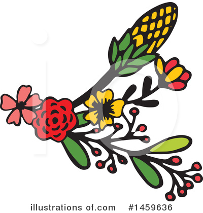 Royalty-Free (RF) Flower Clipart Illustration by Cherie Reve - Stock Sample #1459636