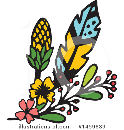 Flower Design Element Clipart #1459639 by Cherie Reve