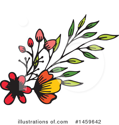 Royalty-Free (RF) Flower Clipart Illustration by Cherie Reve - Stock Sample #1459642