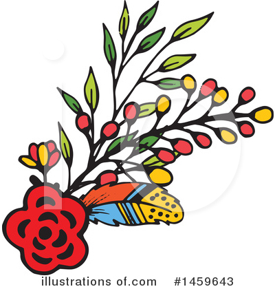 Royalty-Free (RF) Flower Clipart Illustration by Cherie Reve - Stock Sample #1459643