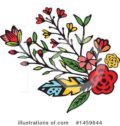 Royalty-Free (RF) Flower Clipart Illustration by Cherie Reve - Stock Sample #1459644