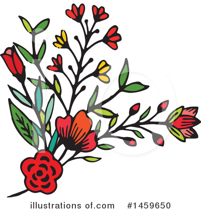 Royalty-Free (RF) Flower Clipart Illustration by Cherie Reve - Stock Sample #1459650