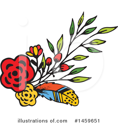 Royalty-Free (RF) Flower Clipart Illustration by Cherie Reve - Stock Sample #1459651
