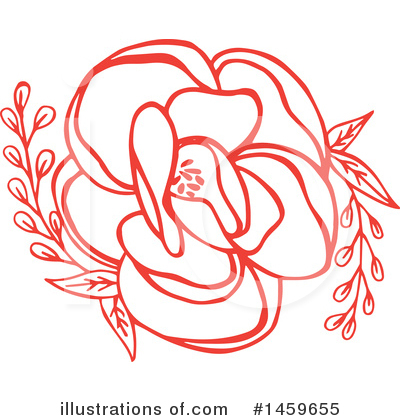 Royalty-Free (RF) Flower Clipart Illustration by Cherie Reve - Stock Sample #1459655