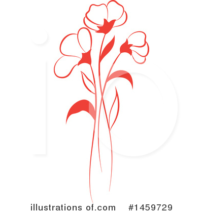 Royalty-Free (RF) Flower Clipart Illustration by Cherie Reve - Stock Sample #1459729