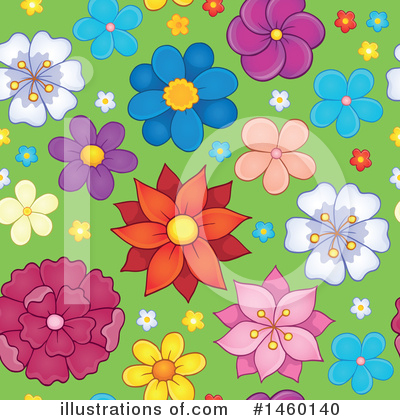 Royalty-Free (RF) Flower Clipart Illustration by visekart - Stock Sample #1460140