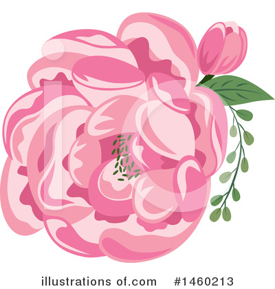 Royalty-Free (RF) Flower Clipart Illustration by Cherie Reve - Stock Sample #1460213