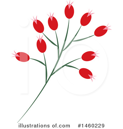 Royalty-Free (RF) Flower Clipart Illustration by Cherie Reve - Stock Sample #1460229