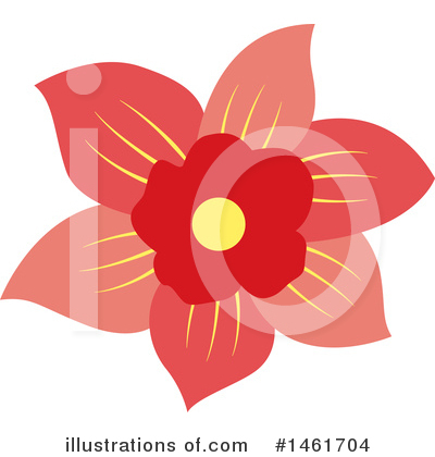 Royalty-Free (RF) Flower Clipart Illustration by Cherie Reve - Stock Sample #1461704