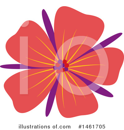 Royalty-Free (RF) Flower Clipart Illustration by Cherie Reve - Stock Sample #1461705