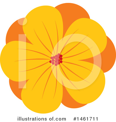Royalty-Free (RF) Flower Clipart Illustration by Cherie Reve - Stock Sample #1461711