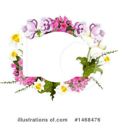 Royalty-Free (RF) Flower Clipart Illustration by Vector Tradition SM - Stock Sample #1468476