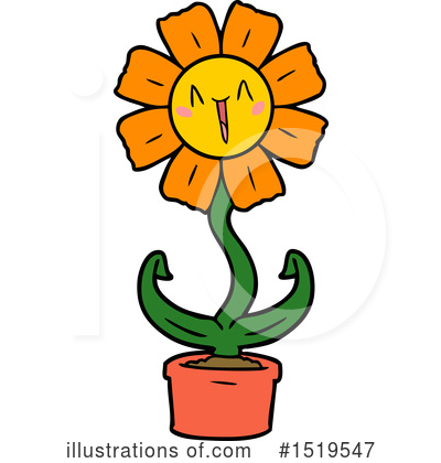 Royalty-Free (RF) Flower Clipart Illustration by lineartestpilot - Stock Sample #1519547